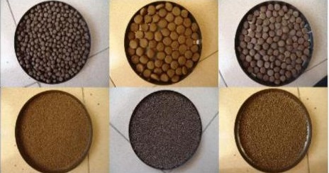 Difference between extruded material and granular material