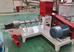 Animal Floating fish feed pellet making extruder machine suppliers prices