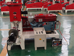 diesel power fish feed extruder