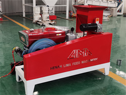 diesel type fish feed extruder