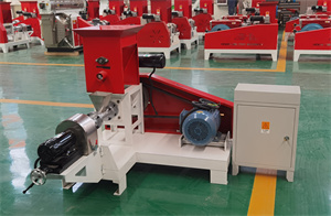 motor type Animal floating fish chicken poultry feed pellet mill making machine, grinder mixer machine