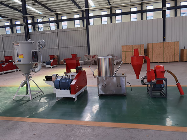 fish food extruder fish feed making machine production line