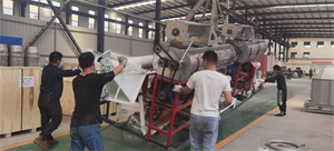 twin screw extruder for floating fish feed pellet machine