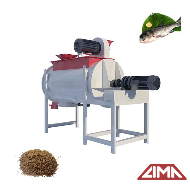 Machine introduction of automatic fish feed production line