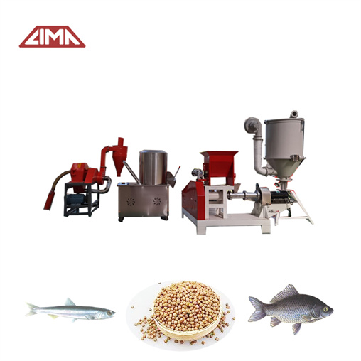 40-60kg/h small fish feed production equipment, floating fish feed production line