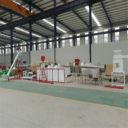 500-600 kg wet way floating fish feed production line