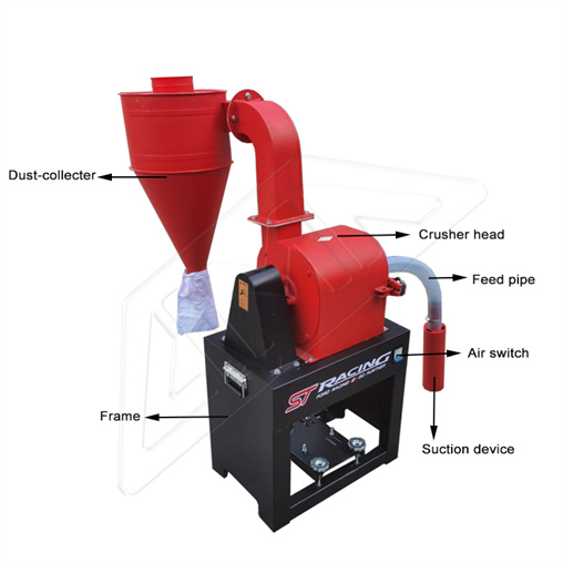 500-800kg/h corn grits crusher/grain corn crusher/maize grinding mill prices