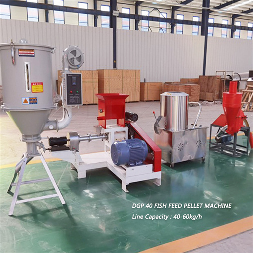 40-60kg/h small fish feed production equipment, floating fish feed production line