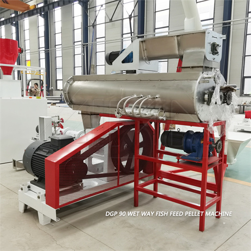 500-600 kg wet way floating fish feed production line