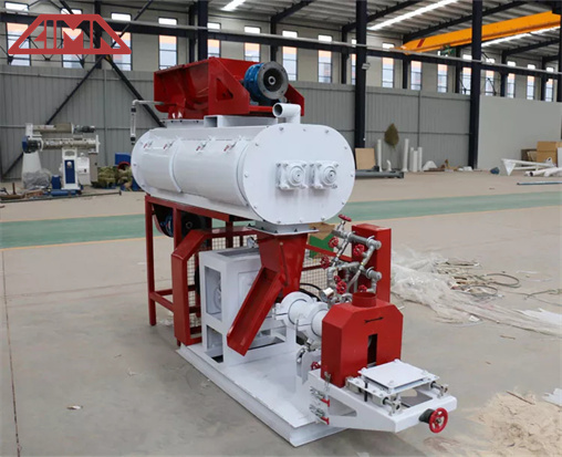 1800-2000kg/h wet type floating fish feed pellet extruder machine