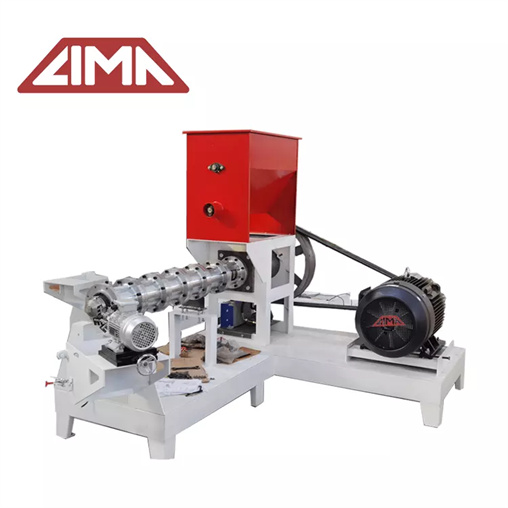 2t/h feed pellet mill poultry fish feed extruder, single phase floating feed extruder