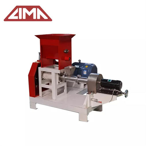 Carbon steel fish pellets food extruder, floating fish feed machine support after sale