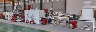 Floating Fish Feed Pellet Making Machine Fish Feed Production Line