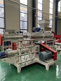Fish Feed Pellets Food Extrusion Factory Equipment Processing Plant