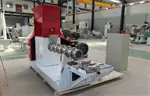 Dry type floating fish feed pellet extruder machine price