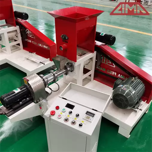 500-1200kg/h dry type floating fish feed mill pellet extruder machine