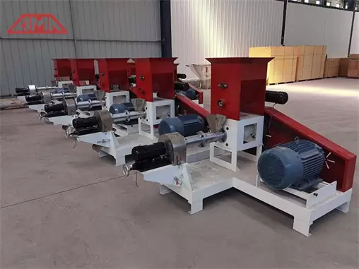 LIMA 40 dry type floating pellet making machine/fish feed extruder shipped to Nigeria